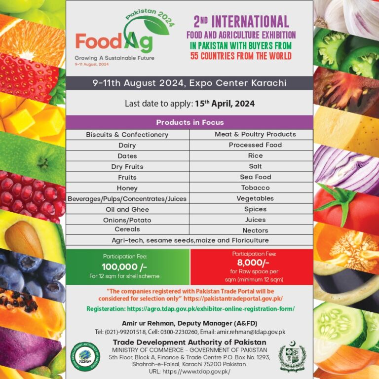 TDAP: 2nd International Food and Agriculture Exhibition, 2024!