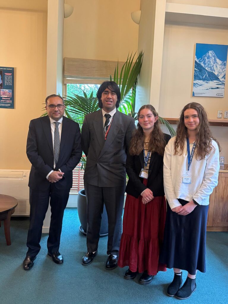 High School students representing Pakistan at the NZ Model UN 2025