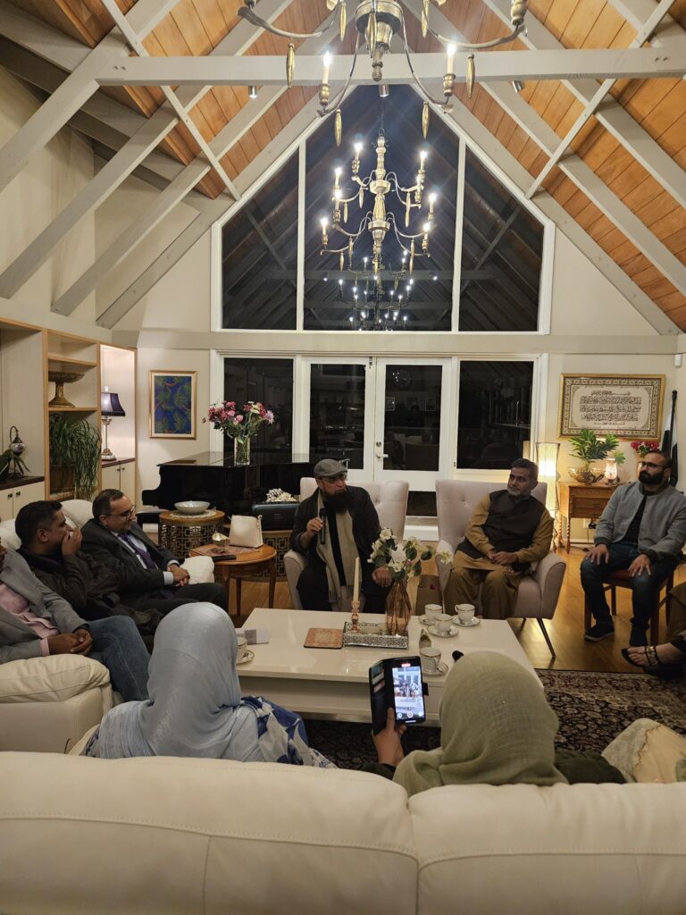A reflective evening with literary figure & sportsman Javed Nazar Sb of Sydney @ Pakistan House in Wellington