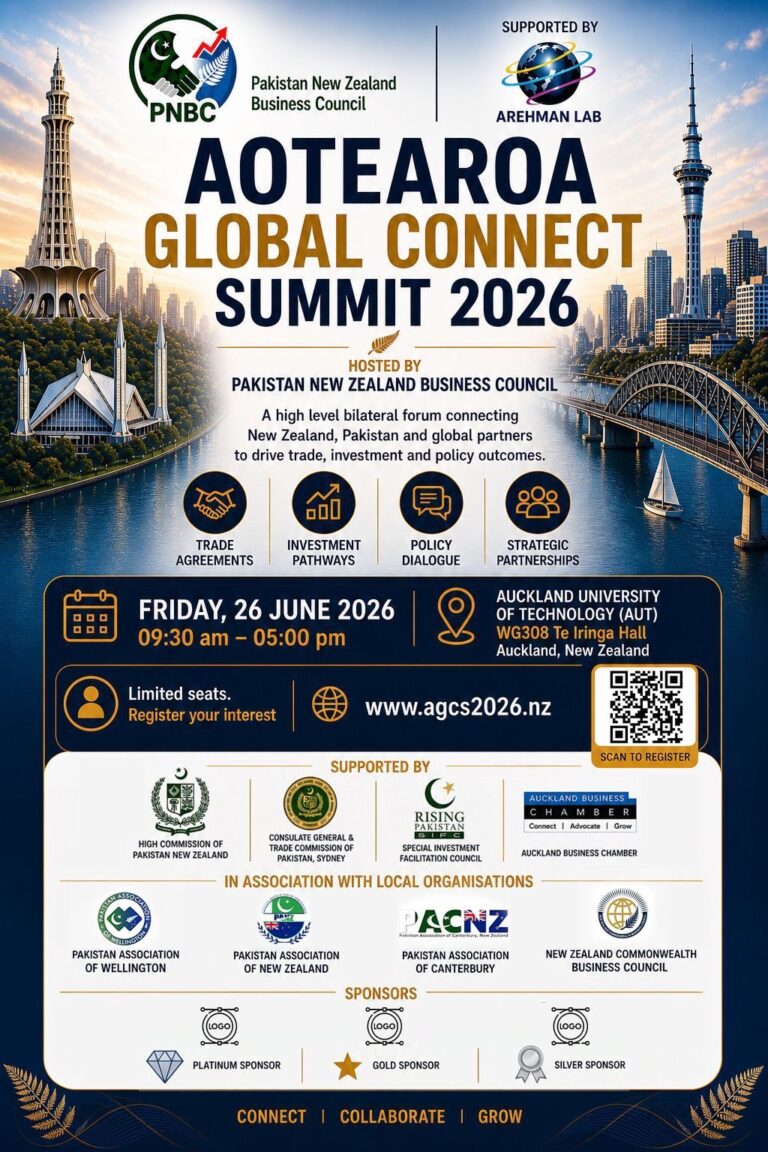 Pakistan New Zealand Business Council #PNBC looking inter alia at preparations and planning for the forthcoming Aotearoa Global Connect Summit being hosted by PNBC on 26 June 2026 in Auckland